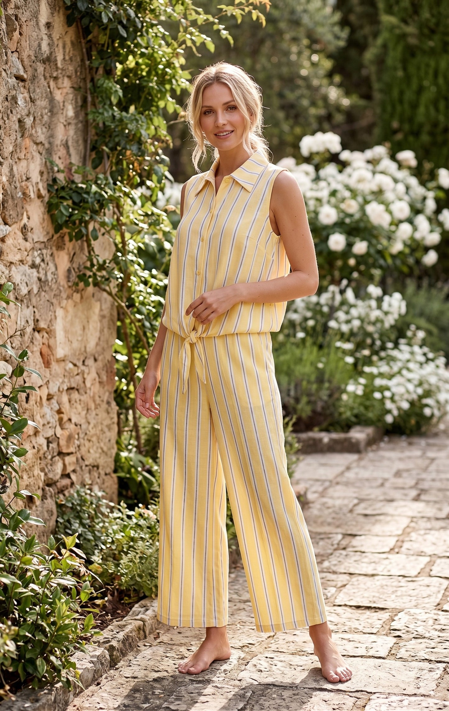 DOUBLE STRIPED PJS | MODA PLUS | SM26617