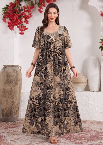 CAFE FLORA GOWN | MODA PLUS | SM26753